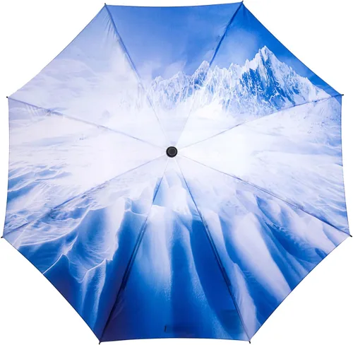 Vista 73 de LANBRELLA Paraguas plegable inverso compacto paraguas de viaje a prueba de viento automático