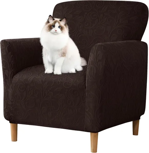 Vista 9 de Fundas elásticas para silla de banquete, fundas de terciopelo de lujo para sillón, fundas para sofá, fundas para silla, protector antideslizante