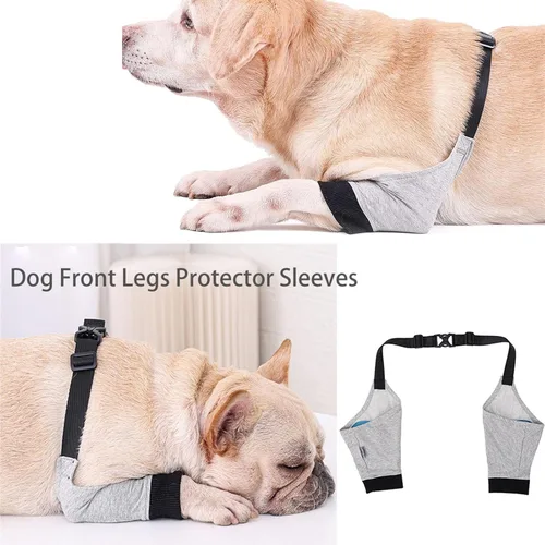 Vista 5 de Coderas para perros, coderas y soporte para el hombro, soporte para la pierna delantera del perro para la rehabilitación de lesiones, cirugía