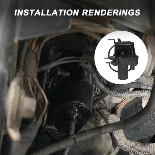 Vista 6 de Bomba de vacío eléctrica compatible con Ford F250 F350 F450 F550 Super Duty F650 F750 Excursion E350 E450 compatible con Dodge Ram 2500 3500