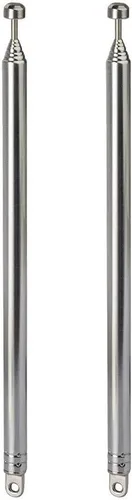 Vista 9 de Bingfu Antena telescópica de 25.6 in AM FM de 25.6 in, repuesto de antena de radio portátil (paquete de 2) compatible con radio portátil