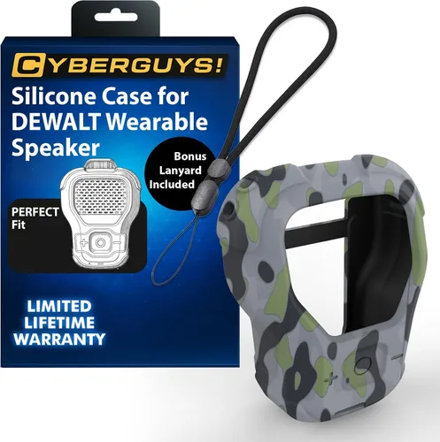 Vista 16 de CYBERGUYS Funda de Silicona para Altavoz Bluetooth Portátil DEWALT, Cubierta Protectora Duradera a Prueba de Golpes Antideslizante para Mini Altavoz