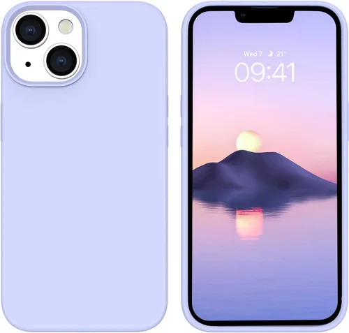 Vista 7 de BENTOBEN Funda compatible con iPhone 14, silicona suave, goma de gel, forro de microfibra, parte trasera dura, a prueba de golpes, funda protectora