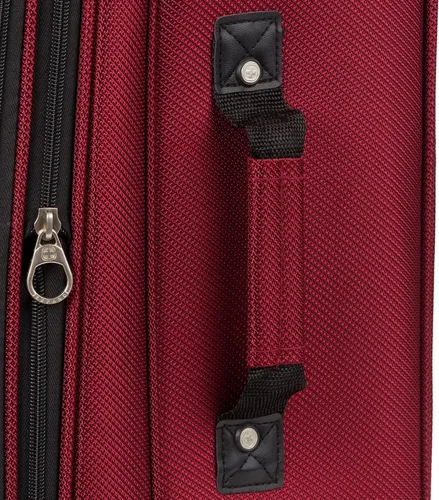 Vista 10 de SwissGear - Equipaje suave expandible Sion con ruedas, Borgoña