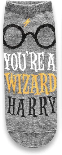 Vista 4 de Harry Potter Diagon Alley Wizard Magic JuniorsWomens 5 Pack Ankle Socks Size 4-10