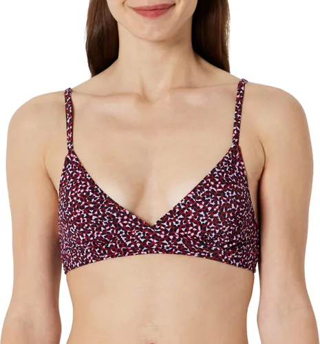 Vista 11 de Amazon Essentials Traje de baño triangular para mujer con tirantes ajustables Rojo ladrillo.