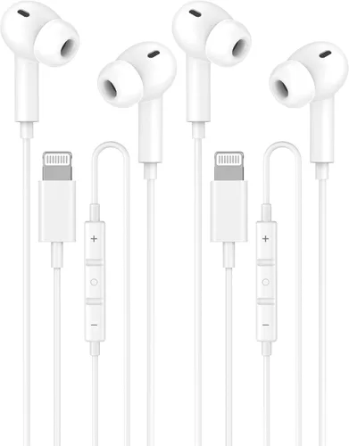 Vista 16 de Paquete de 2 auriculares USB C [certificados por Apple MFi] con cable para negro (Cblack)