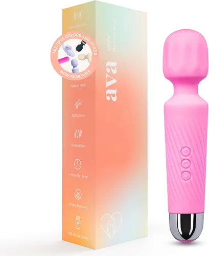 Vista 12 de Ava Vibrador de varita sexual [vibrador estimulador de clítoris] Vibrador para mujer Juguete sexual Regalos para mujeres 20 patrones y 8