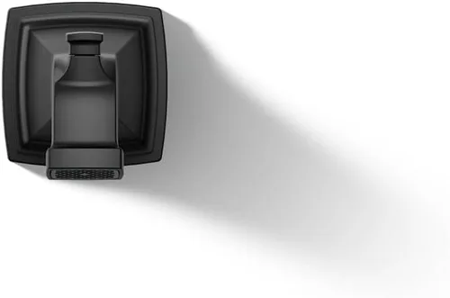 Vista 6 de KOHLER 27406-BL Riff - Boquilla de baño para montaje en pared con desviador y conexión deslizante, grifo de bañera, color negro mate