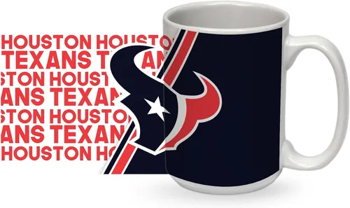 Vista 10 de Rico Industries NFL Football 15 oz White Ceramic Mug