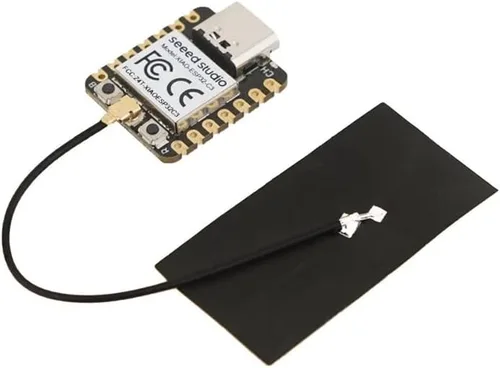 Vista 5 de Seeed Studio XIAO ESP32C3 - Pequeña placa MCU con Wi-Fi y BLE para escenarios de control de IoT. Microcontrolador con carga de batería, eficiencia