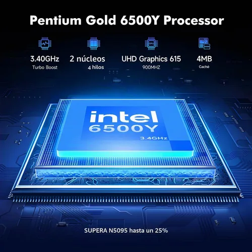 Vista 3 de Laptop 2026 con oro 6500Y hasta 3.4GHz, portátiles para trabajo