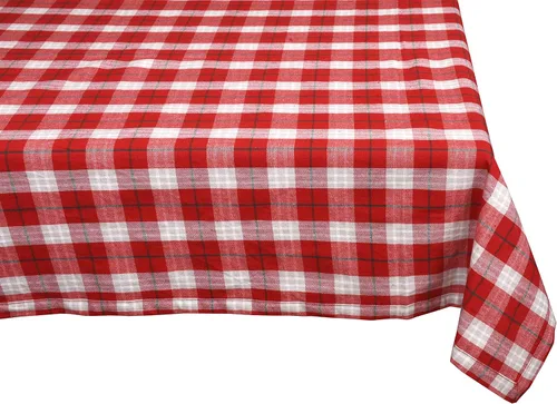 Vista 6 de Yourtablecloth Mantel a cuadros 100% algodón, lavable y reutilizable, perfecto para cualquier ocasión, adecuado para interiores o exteriores, formas