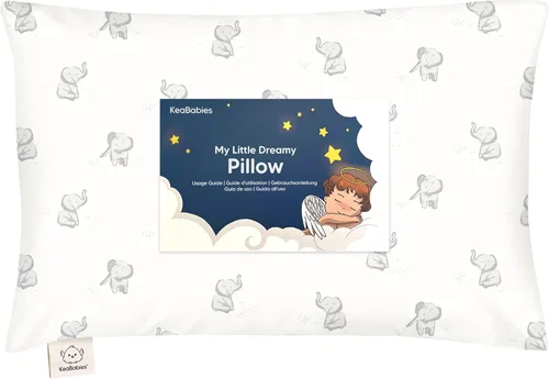 Vista 41 de Almohada para niños pequeños con funda - 13 x 18 pulgadas My Little Dreamy Almohada para niños pequeños de KeaBabies para viajar y dormir, funda