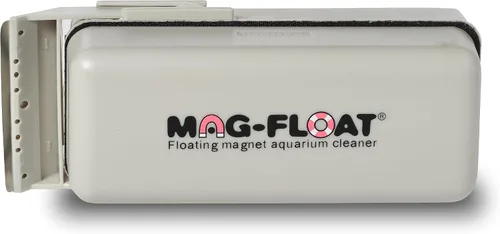 Vista 2 de Mag-Float Rascador de algas flotantes de vidrio extra grande 500 con accesorio de hoja raspadora Limpiador magnético de peceras Magfloat