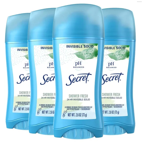 Vista 12 de Secret - Desodorante antitranspirante invisible sólido Shower Fresh, 2.60 onzas