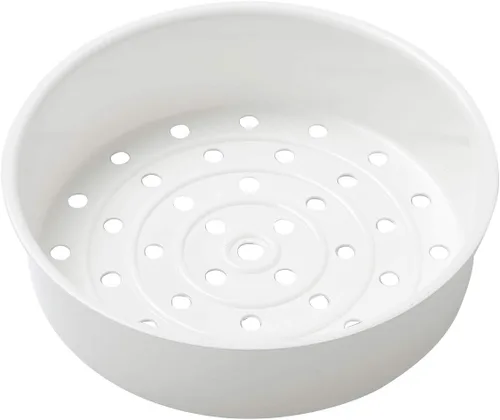 Vista 7 de YiZYiF Cesta de vapor de plástico para cocinar arrocera y calentador de utensilios de cocina, color marfil, 3L