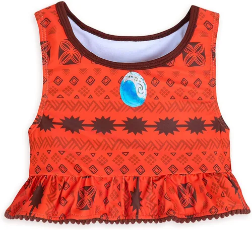 Vista 2 de Disney Moana Deluxe - Conjunto de natación para niñas
