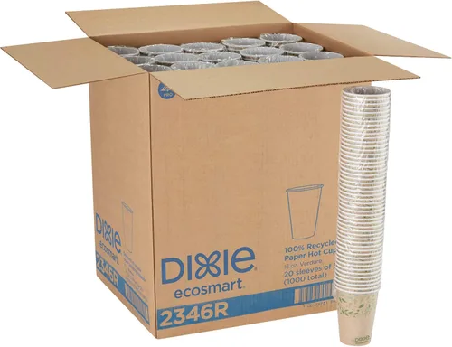 Vista 2 de Dixie PerfecTouch 12 oz. Vaso para café de papel aislante por GP PRO