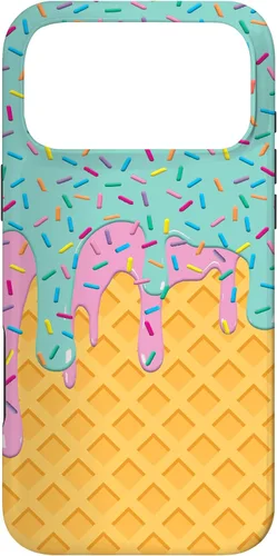 Vista 22 de Ice Cream Cone with Sprinkles Case for iPhone 17