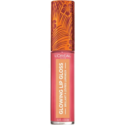 Vista 3 de L'Oreal Paris Summer Belle - Brillo de labios brillante, tropical, como si fuera caliente