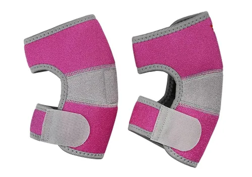 Vista 7 de Soporte de codo ajustable para niños, almohadilla protectora de codo de brazo de compresión, antideslizante, manga deportiva para codo, banda