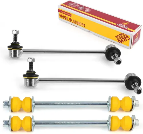 Vista 45 de Metrix Premium Chassis Parts - Juego de 4 piezas de articulación de rótula superior y barra estabilizadora delantera para Ford Ranger RWD 1998-2011