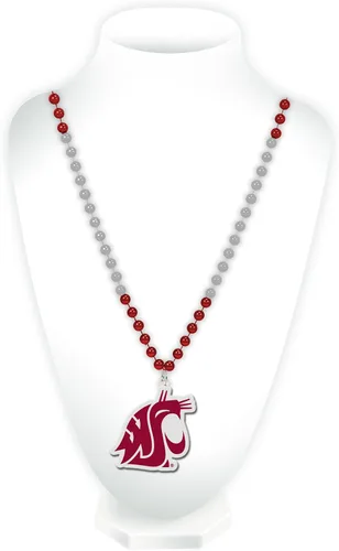 Vista 29 de Rico Industries NCAA Fan Shop - Cuentas estilo Mardi Gras con logotipo del equipo 3-Color del