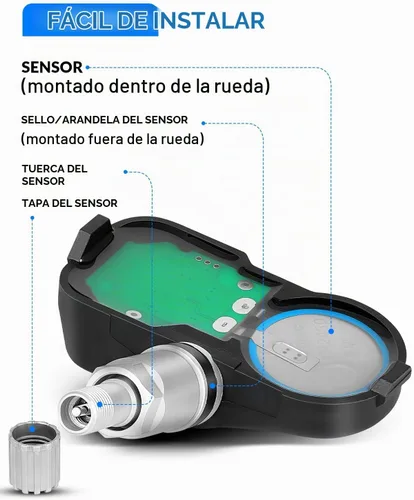 Vista 8 de Sensor TPMS preprogramado para: Toyota Tacoma 2005-2015 Camry 4Runner 2007-2011 para: RAV4 para: Lexus IS250 2006-2015 RX350 Sensor de monitoreo