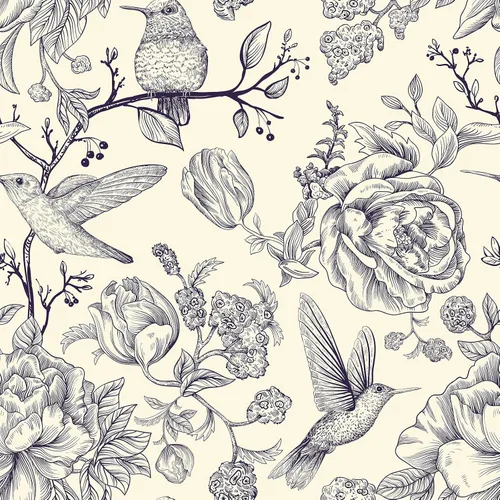 Vista 10 de CHIHUT Papel Tapiz Vintage de Árbol de Limón y Colibrí Floral Despegar y Pegar 17.7 in x 100 in Autoadhesivo Removible Papel de Contacto Pájaros