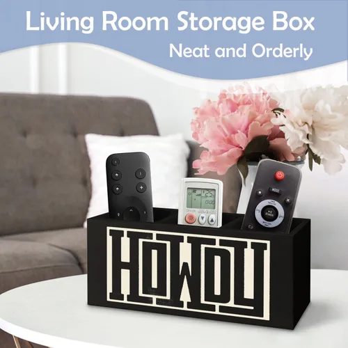 Vista 6 de SNNDER Soporte para bolígrafo de decoración de oficina occidental para escritorio, regalos occidentales para mujeres y hombres, organizador de Howdy