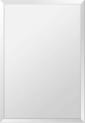 Vista 11 de Paneles de espejo de corte personalizado a tu tamaño exacto – Vidrio sin marco de 1/4 o 1/8 pulgadas de grosor para pared de baño, tocador