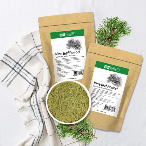 Vista 4 de ONDAMGO Natural Pine Needles - Polvo de té de 7.05 oz - 100% polvo de hoja de pino 7.05 oz (agujas de pino en polvo)