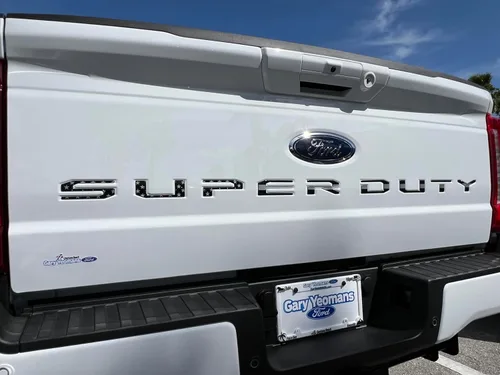 Vista 9 de Insertos de letras para portón trasero, compatibles con Super Duty XL/XLT/Lariat 2023-2026