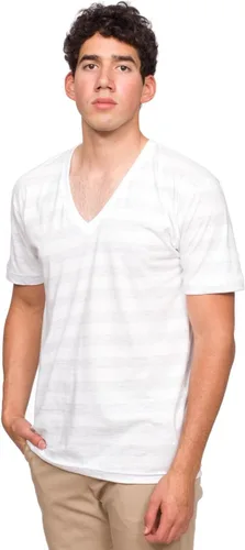Vista 17 de American Apparel - Playera fina de mangas cortas, con cuello en V, para hombre/unisex