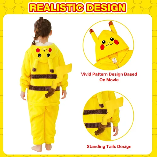 Vista 3 de Geamiki Pijama de anime de dibujos animados para niños, adultos, fiesta de Halloween