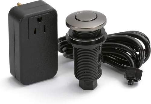 Vista 5 de Interruptor de aire y controlador de eliminación de basura con botón (negro)