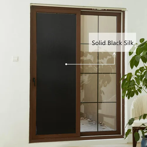 Vista 5 de VELIMAX película de privacidad para ventana, con textura de seda, no adhesiva, tintada, decorativa, para control de calor