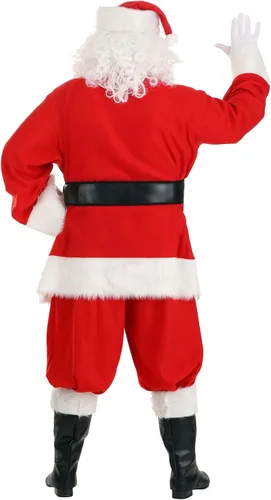 Vista 5 de Disfraz de Papá Noel de vacaciones en tallas grandes