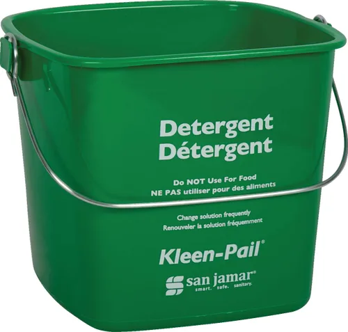 Vista 3 de SANKP97GN - Cubo de limpieza San Jamar Kleen-Pail, 3 cuartos de galón, color verde