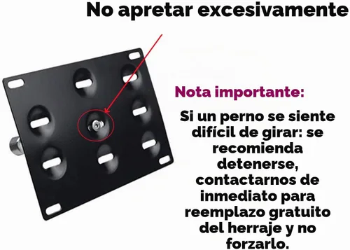 Vista 4 de Dewhel Soporte de Montaje con Bracket para Placa de Matrícula en Gancho de Remolque del Parachoques Delantero, se Atornilla, Compatible con BMW E82