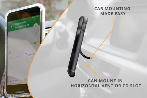 Vista 2 de Scooch Wingman - Funda con función atril para Samsung Galaxy S9 [protección contra caídas de 10 pies] [soporte bidireccional] funda protectora a