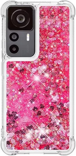 Vista 18 de Funda de silicona transparente con purpurina para Xiaomi Redmi A1 Bling Liquid Clear Star Heart Silicone Bumper a prueba de golpes, funda Azul
