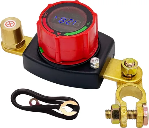 Vista 16 de Ampper Interruptor de Desconexión de Batería de Poste Lateral 12V - 48V, Interruptor de Batería Marina Desconectar Corte de Energía para Automóvil