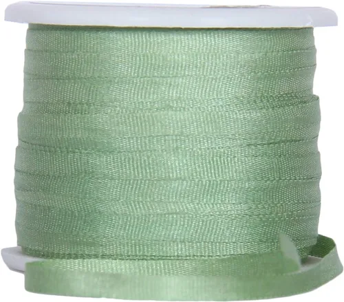 Vista 65 de Threadart Cinta de seda 100% pura - 3 tamaños - Docenas de colores - Castaño - 2 mm No. 524 Soft 100% pure silk ribbon on a single spool - perfect
