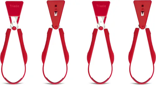 Vista 10 de Triadic Juego de 2 tijeras de bucle para niños diestros o zurdos para preescolares, escuelas, aulas, niños adaptables y con necesidades especiales