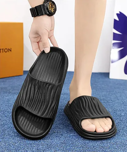 Vista 6 de Zapatos de ducha con agujeros de drenaje, se secan rápidamente, antideslizantes, para interiores, hogar, dormitorio, piscina, sandalias de playa