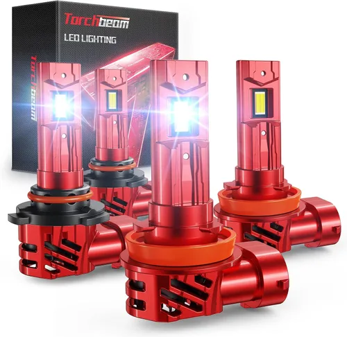 Vista 21 de Torchbeam Bombillas LED 9005/H11, paquete de 4
