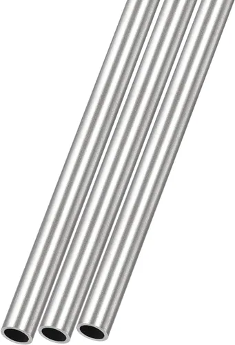 Vista 47 de METALLIXITY Tubo de acero inoxidable 304 (0.079 in de diámetro x 0.006 in de pared T x 9.843 in de largo), 3 piezas, tubo recto - para muebles
