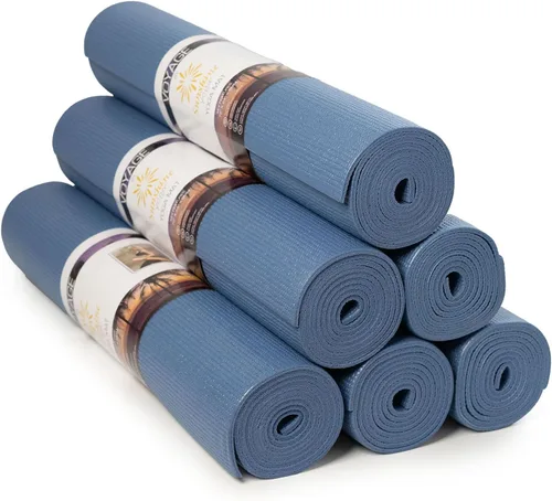 Vista 12 de Voyage - Tapete de yoga a granel, paquete de 6, 72 x 24 pulgadas, esterillas de yoga profesionales para estudio y gimnasio, 0.197 in de grosor